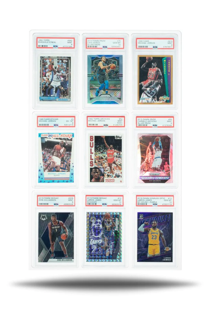 Show Your Slabs: 9 Card Frameless Display for PSA Graded Cards