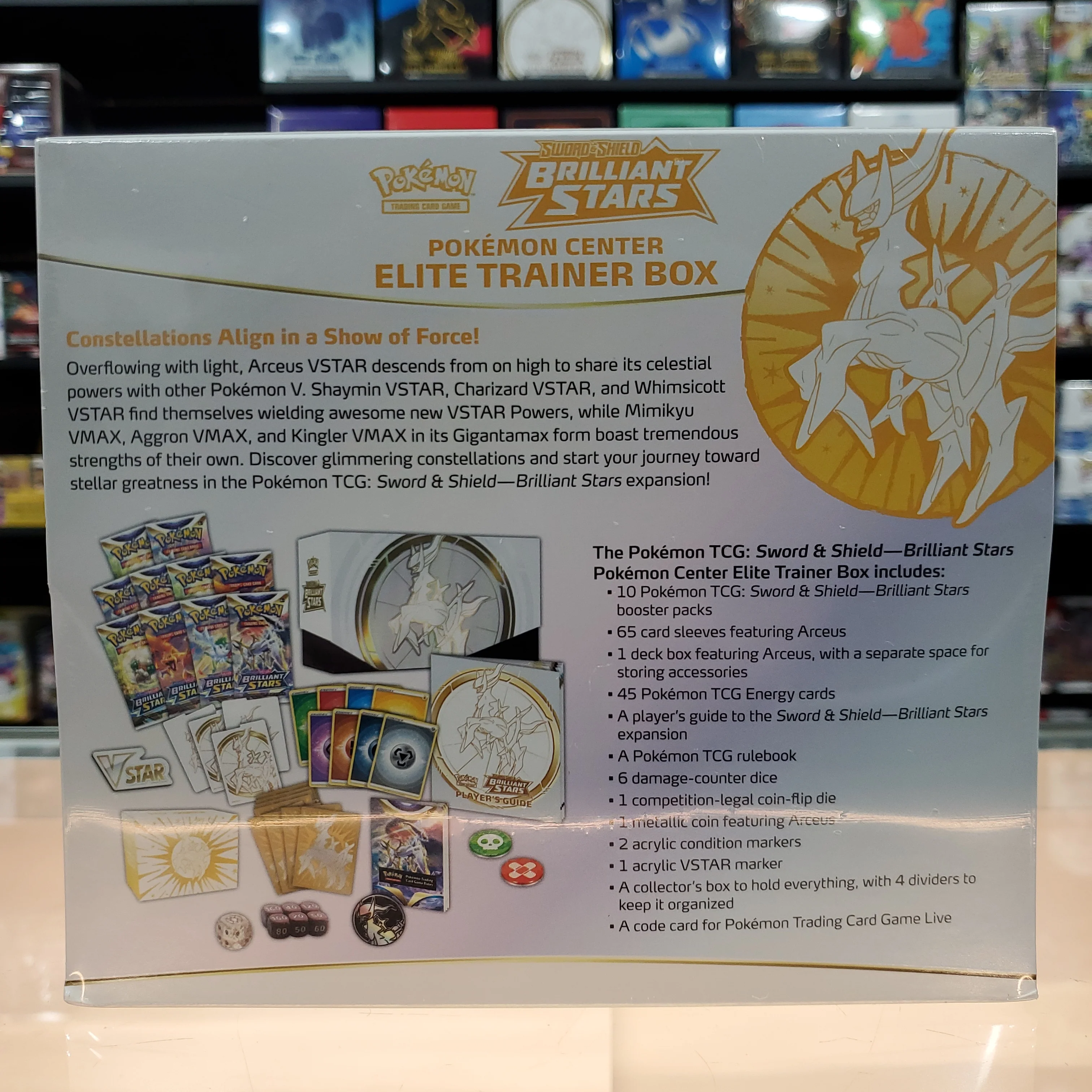 Pokémon TCG: Sword & Shield: Brilliant Stars - Elite Trainer Box (Pokemon Center Exclusive) - Image 2