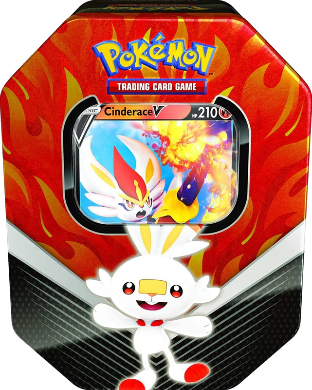 Pokémon TCG: Sword & Shield - Galar Partners Collector's Tin (Cinderace V) (International Version)
