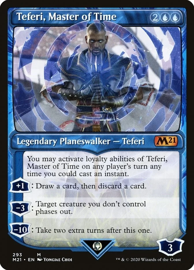 Teferi, Master of Time (Showcase) (293) (293) (M21)