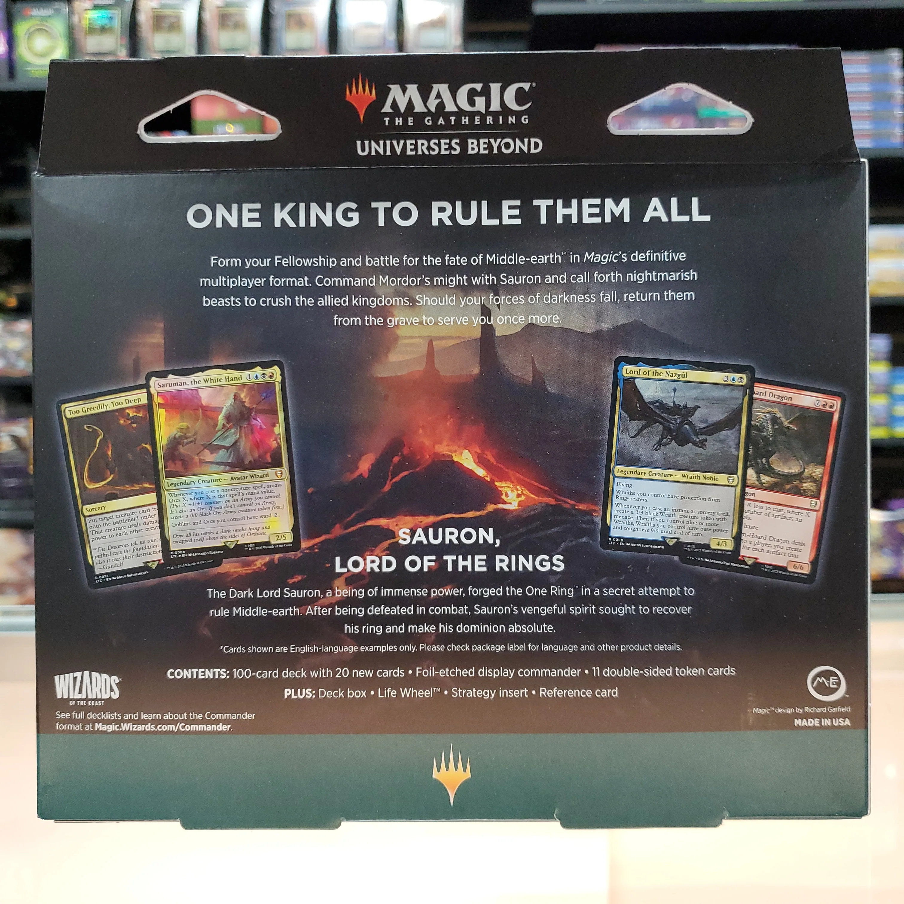 Magic: The Gathering - The Lord of the Rings: Tales of Middle-earth - Commander Deck (The Hosts of Mordor) - Image 3