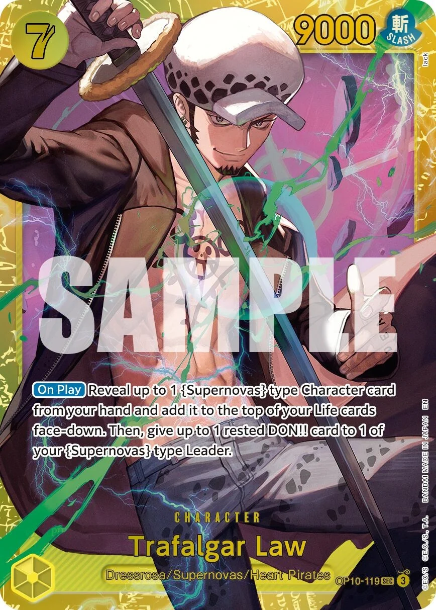 Trafalgar Law - OP10-119 (Reprint) (OP10-119) (PRB-02)