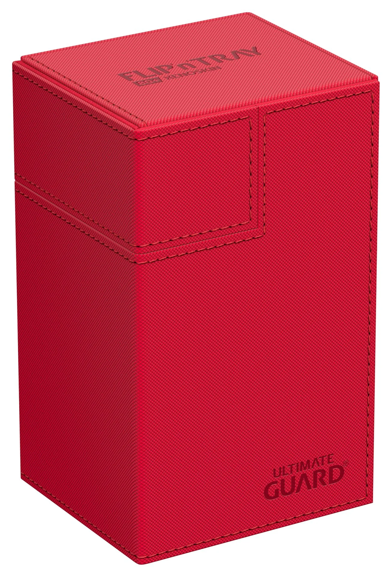 Ultimate Guard - Twin Flip'n'Tray 80+ Xenoskin Deck Case - Monocolor Red - Image 4