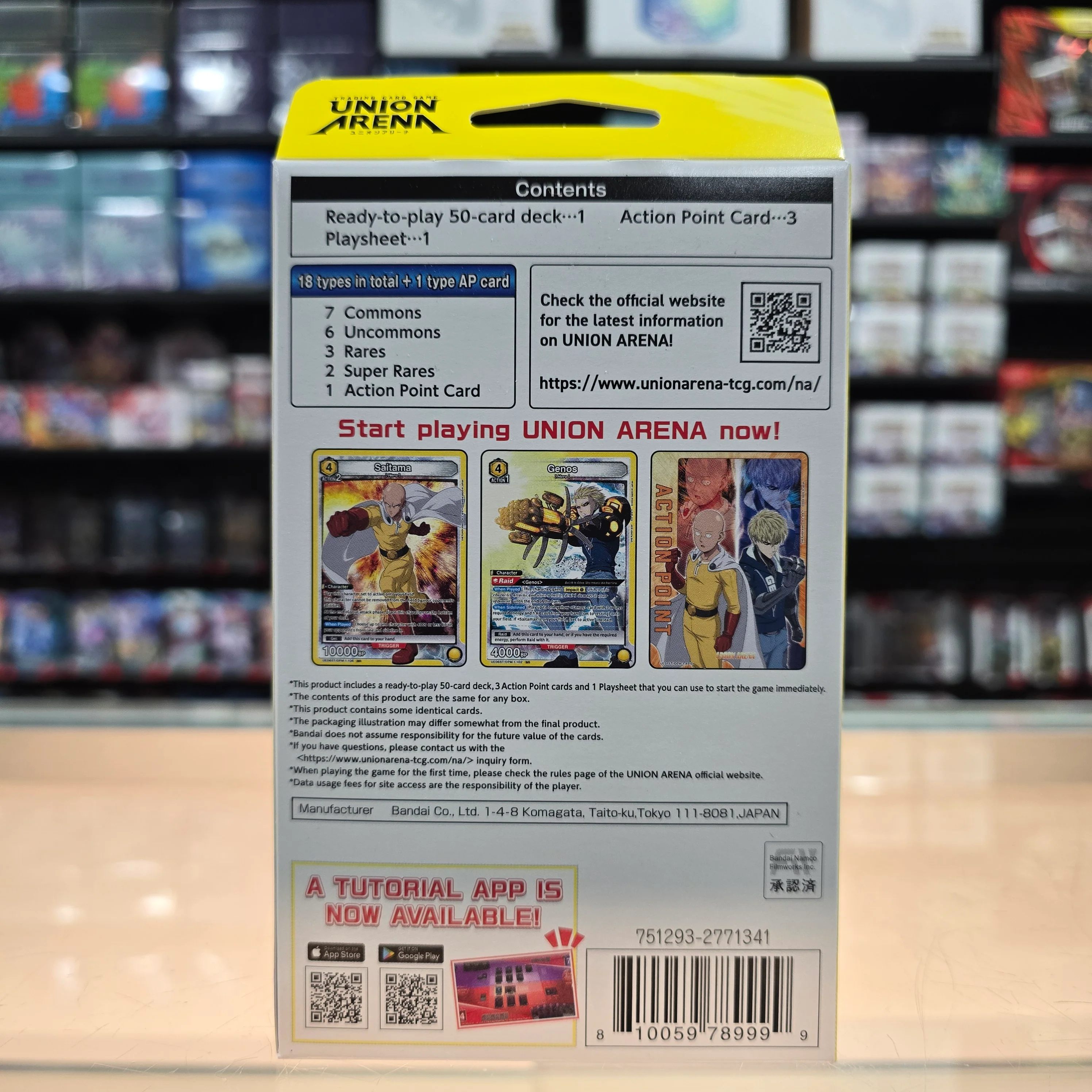 Union Arena TCG: One Punch Man - Starter Deck - Image 2