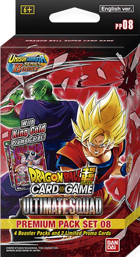Dragon Ball Super TCG: Unison Warrior Series BOOST: Ultimate Squad [PP08] - Premium Pack Set