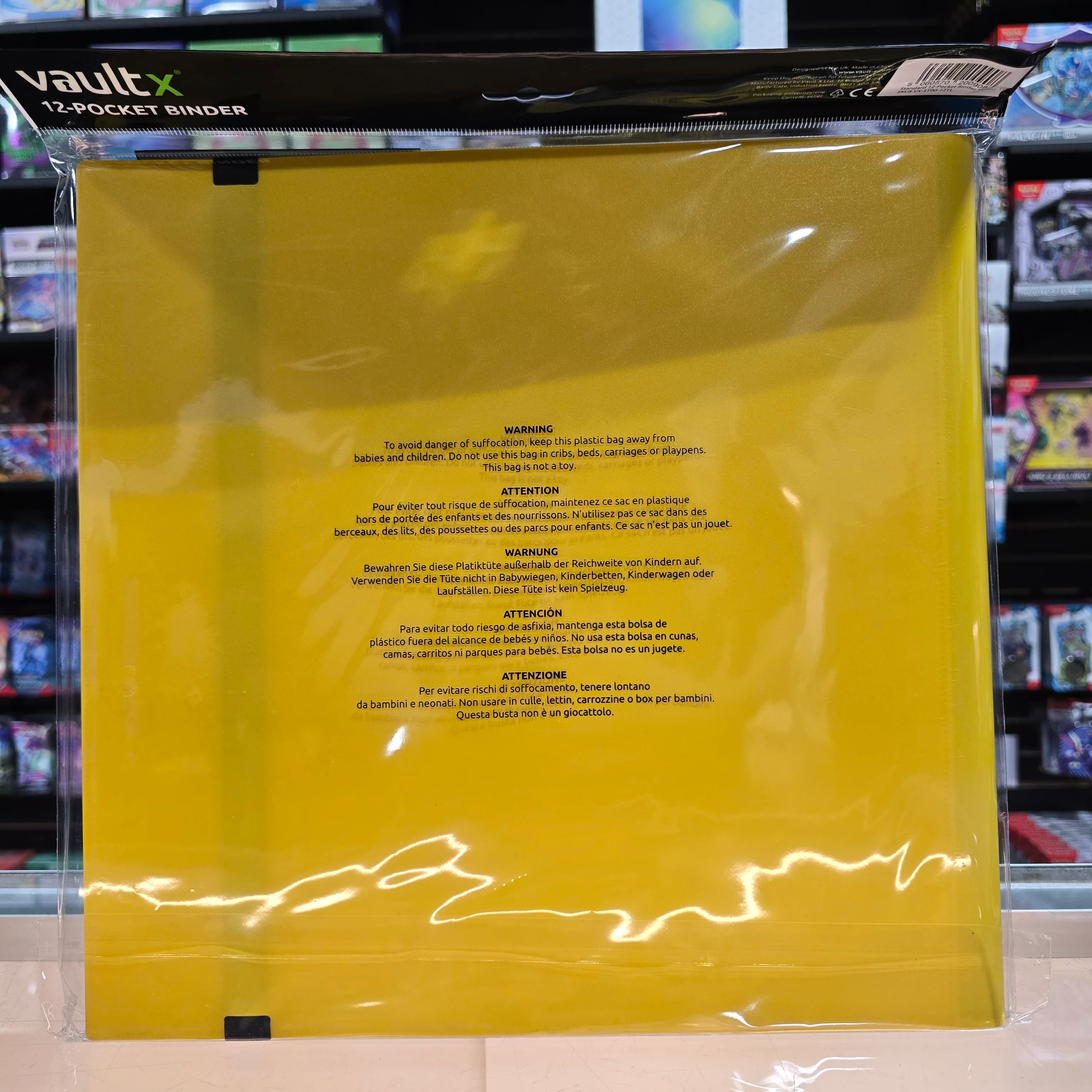 Vault X: 12-Pocket Binder (Yellow) - Image 4