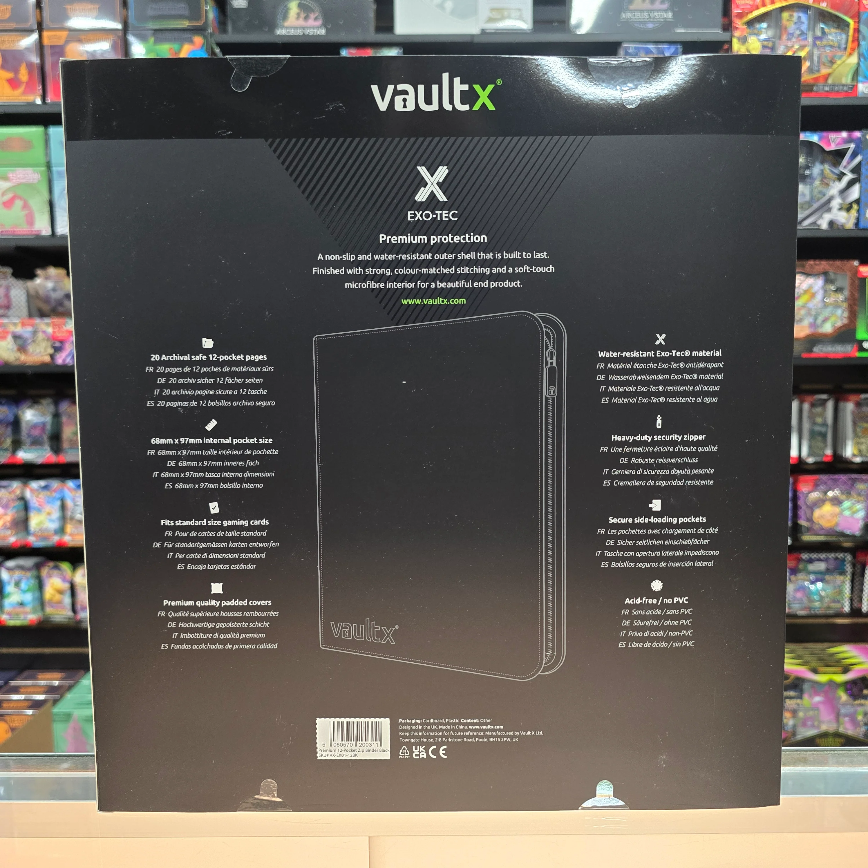 Vault X: 12-Pocket Zip Binder (Signature Black) - Image 6