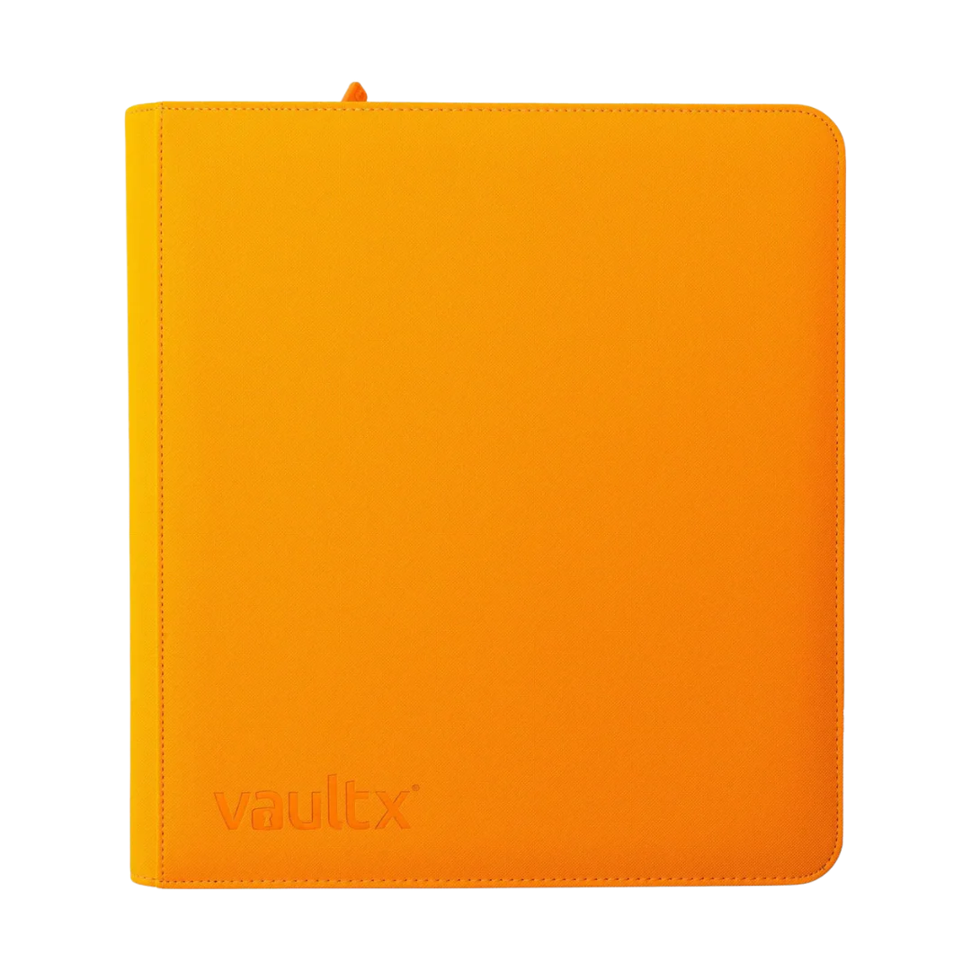 Vault X: 12-Pocket Zip Binder (Neon Orange)