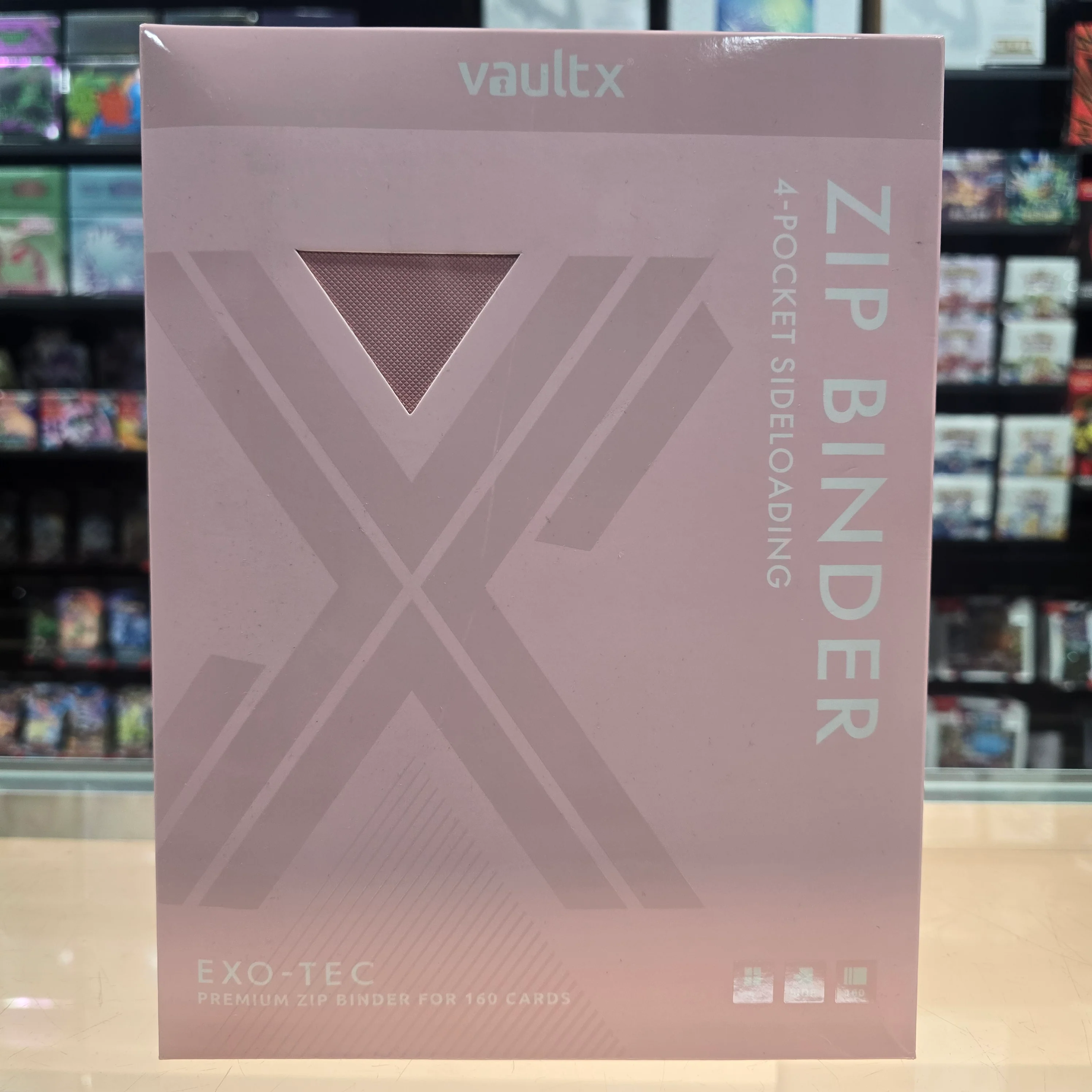 Vault X: 4-Pocket Zip Binder (Just Pink) - Image 4