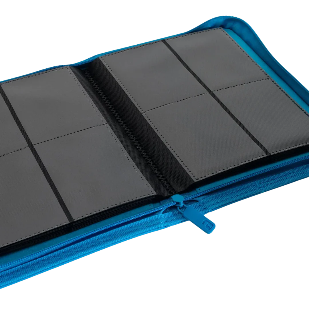 Vault X: 4-Pocket Zip Binder (Neon Blue) - Image 2