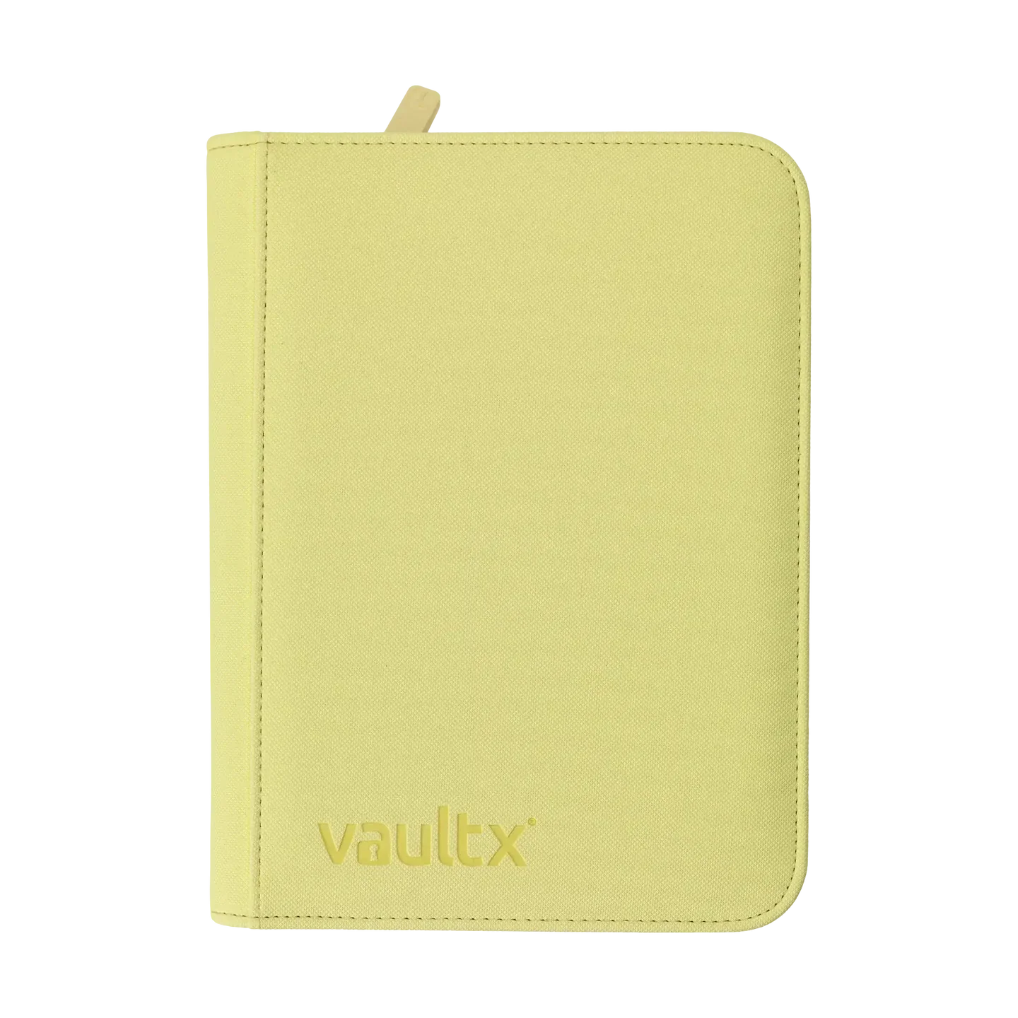 Vault X: 4-Pocket Zip Binder (Pastel Yellow)