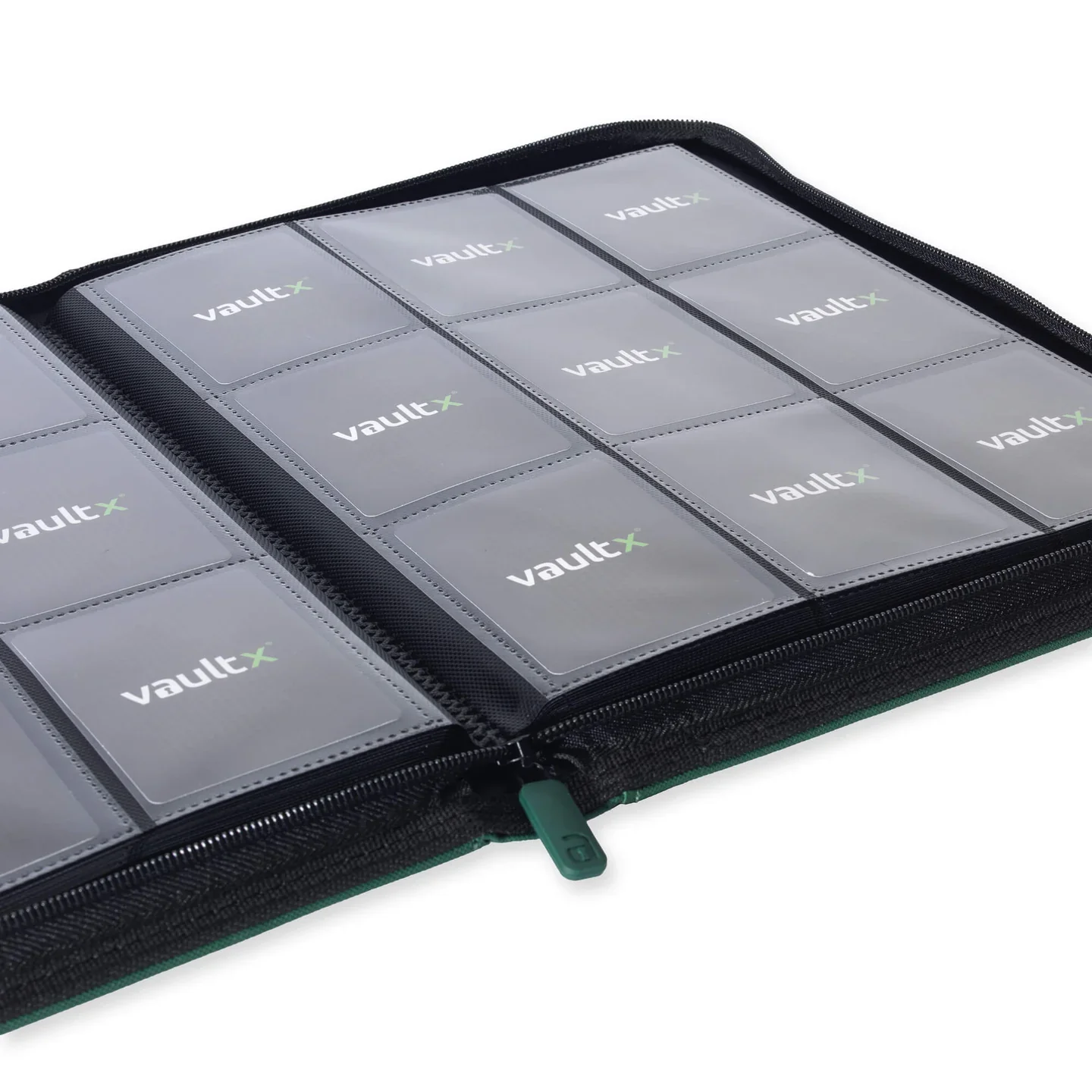 Vault X: 9-Pocket Zip Binder (Forest Green) - Image 3