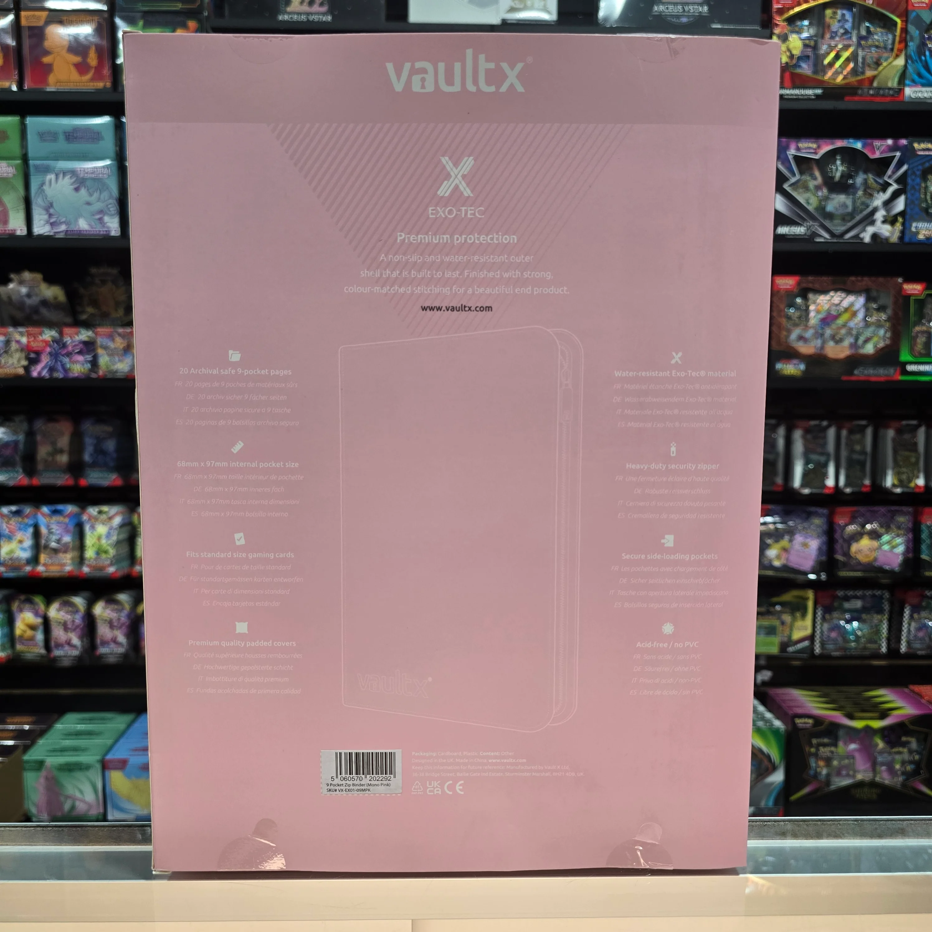 Vault X: 9-Pocket Zip Binder (Just Pink) - Image 7