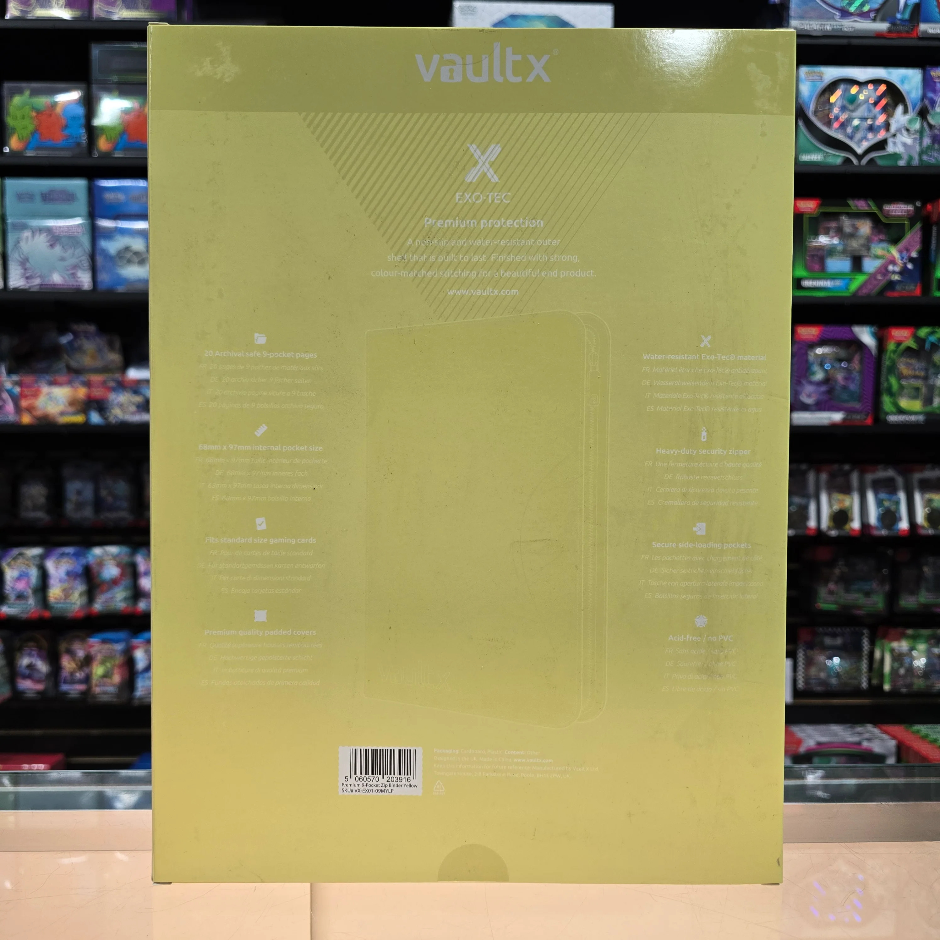 Vault X: 9-Pocket Zip Binder (Pastel Yellow) - Image 6