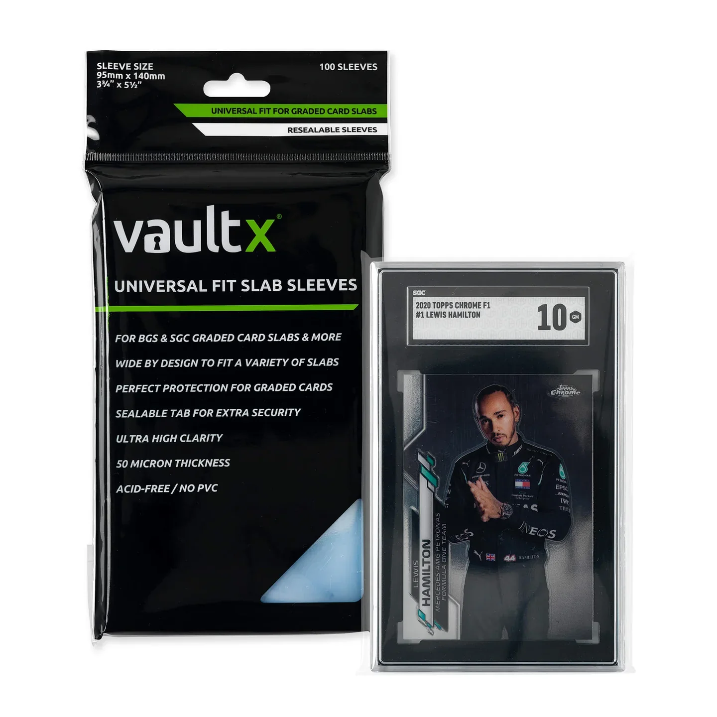 Vault X: Exact Fit Slab Sleeves 100 CT (Universal) - Image 2
