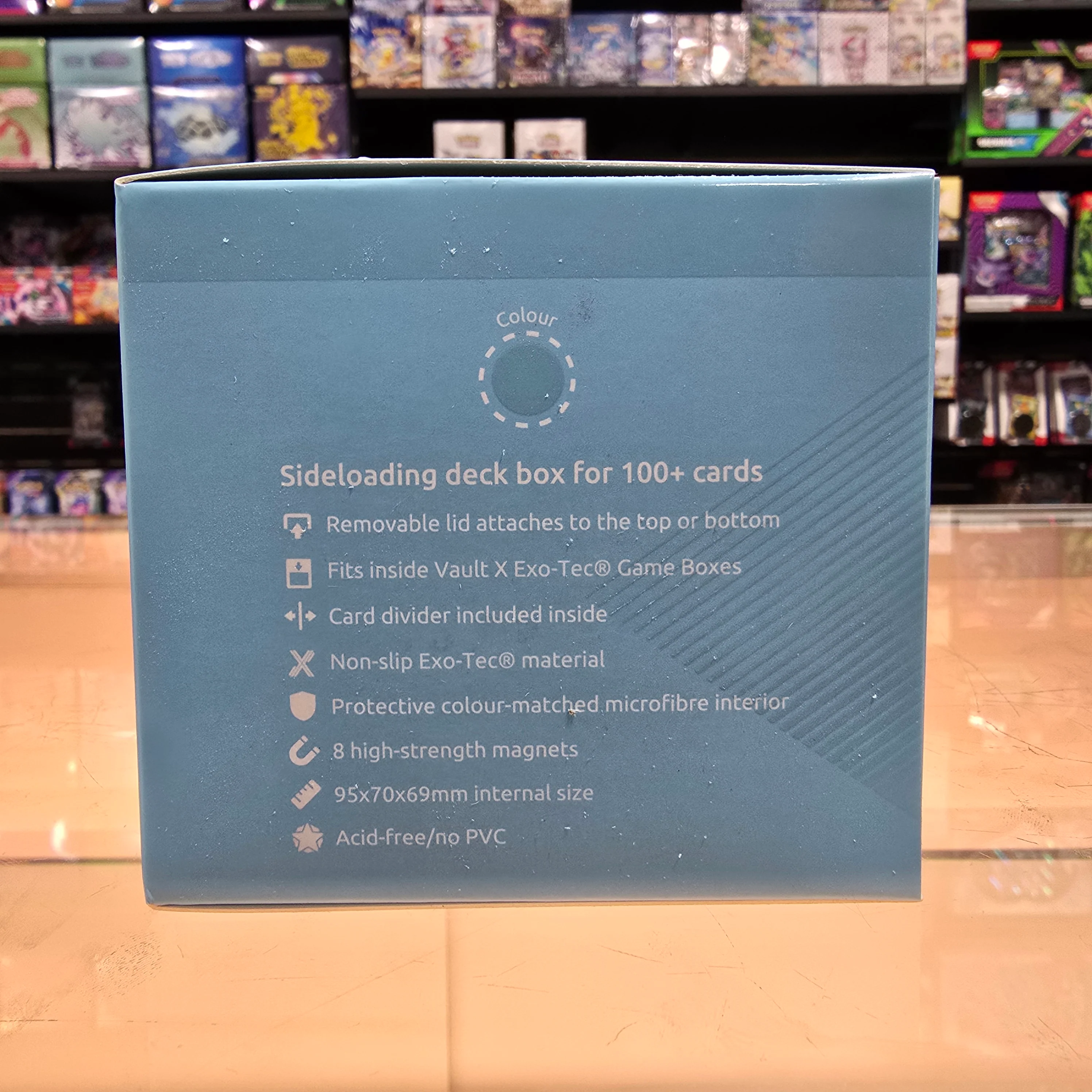 Vault X: Sideloading Deck Box 100+ CT (Pastel Blue) - Image 5